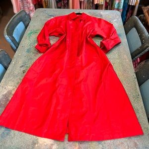 Vintage RED Raincoat